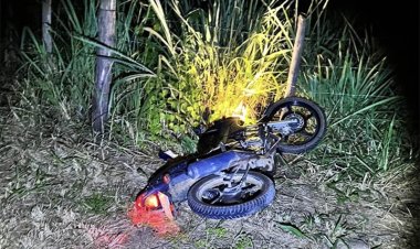 Motociclista sofre acidente ao tentar fugir da PM e é preso em Guarani