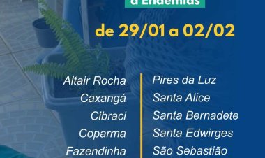 Ubá: Confira a programação de visitas dos agentes de combate a endemias