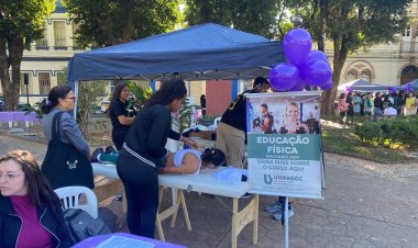 Praça São Januário recebe evento da Campanha Junho Violeta