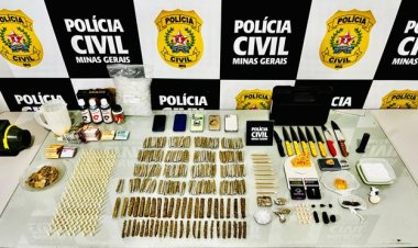PCMG apreende granadas e grande quantidade de drogas em Ubá