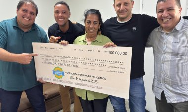 Vereadora Soninha da Policlínica entrega mais R$ 100 mil ao Hospital São Vicente de Paulo