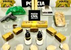 PCMG apreende drogas e granadas e prende suspeito em Ubá
