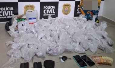 Homem é preso com mais de 4 mil pinos de cocaína em Leopoldina