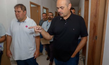 Governo de Minas vistoria obras finais de nova Unidade Básica de Saúde (UBS) em Ubá