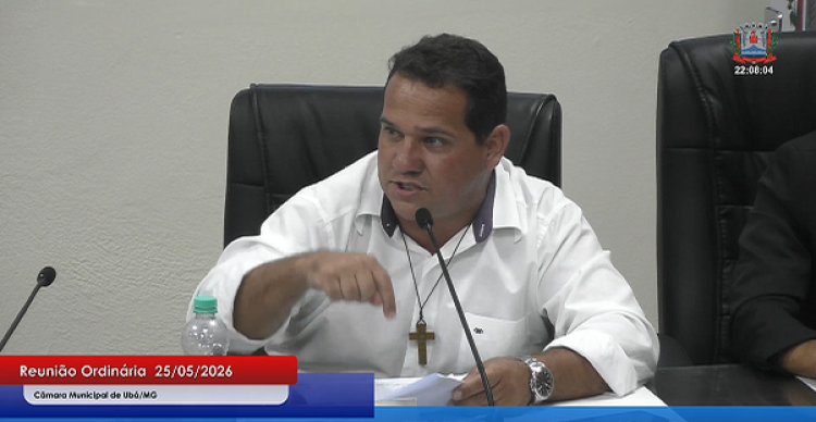 André Alves cobra prestação de contas da Prefeitura e defende rigor contra quebra de decoro na Câmara de Ubá