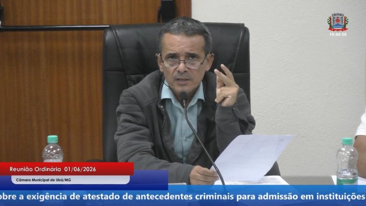 Gilson Pica-Pau cobra melhorias em bairros, destaca Museu da Copa e pede execução de emendas parlamentares em Ubá